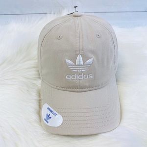 Adidas Women’s Khaki Hat with white Embroidered lettering